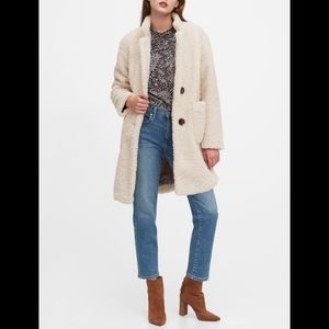 Banana Republic Sherpa Cocoon Coat